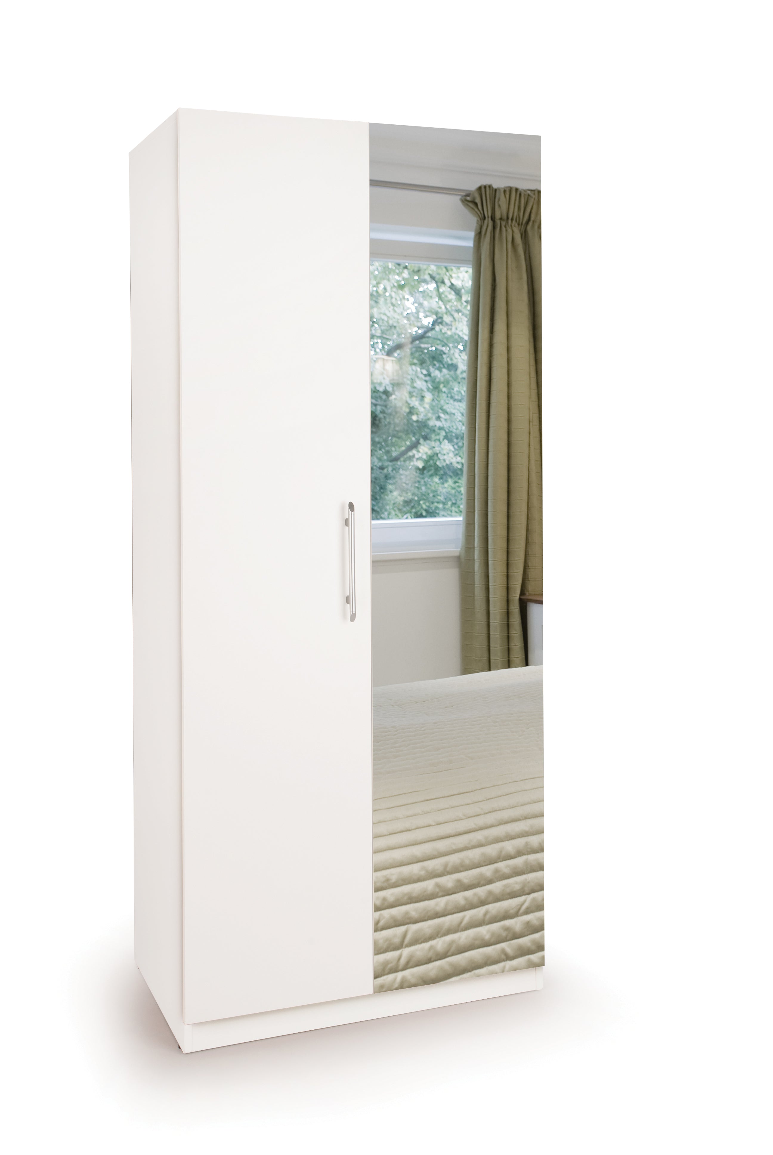 Acton 2 Door Mirror Wardrobe