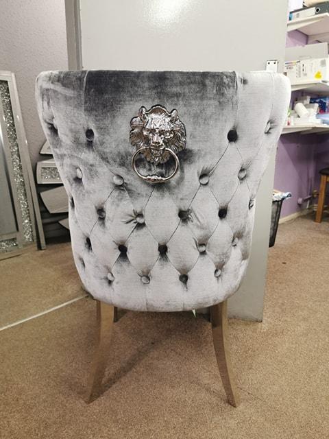 Lion Knocker Dining Chair