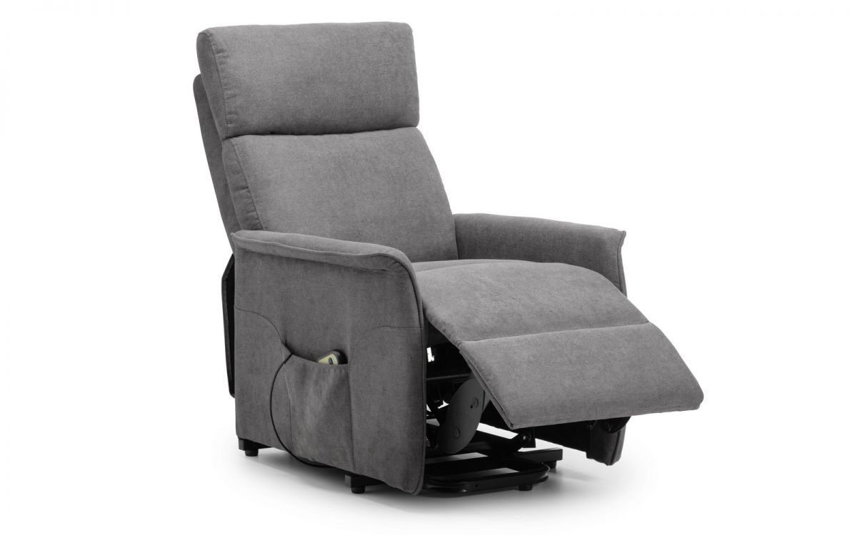 Helena Rise & Recliner In Charcoal