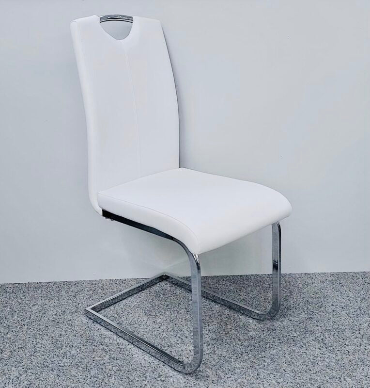 Milan White Dining Chair