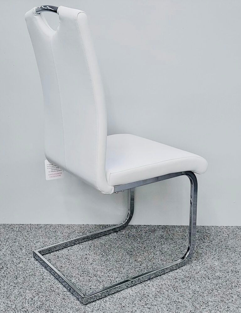 Milan White Dining Chair